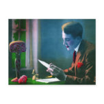 Romantic Letter Writer Post Card