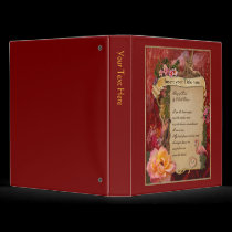 Romantic Love Poem binders