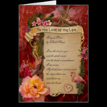 Romantic Love Poem cards