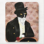 Romantic Mr Darcy Cat mousepad