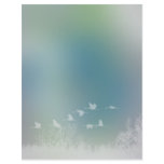 Romantic Nature and Bird Design Letterhead