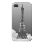 Romantic Paris Eiffel Tower in Cloud iPhone 4 Case at Zazzle