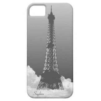 Romantic Paris Eiffel Tower in Cloud iPhone 5 Case