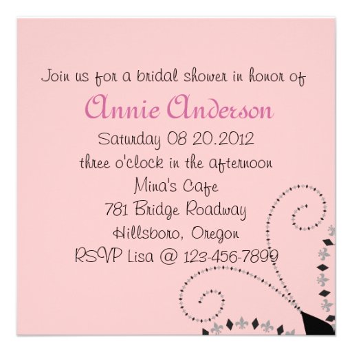 Romantic Paris Vintage Bridal Shower Invitation