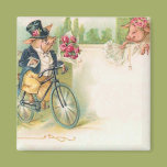 Romantic Pigs Magnet