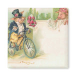 Romantic Pigs Magnet