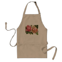Romantic Pink Roses aprons by renee869hello Romantic Pink Roses aprons