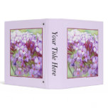 Romantic Purple Butterfly Bush Flowers Binders