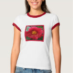 Romantic Red Camellia Tshirts