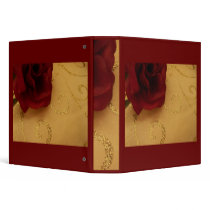 Romantic Red Rose Binder