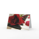 Romantic Red Rose Love cards