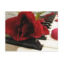 Romantic Red Rose Love Post Cards