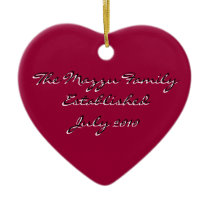 Romantic Reminder Christmas Tree Ornaments