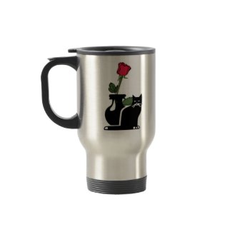 Romantic Rose Kitty mug