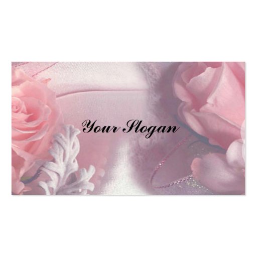 Romantic Roses Business Cards (back side)