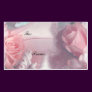 Romantic Roses Gift Tag Business Cards