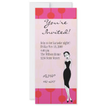 Romantic Songstress invitations