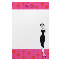 Romantic Songstress stationery