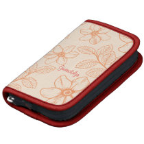 Romantic spring garden floral sorbet coral custom planners