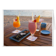 romantic sunset card