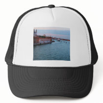 Romantic Sunset in Venice - Italy Photograph hats by gothicarts Romantic Sunset in Venice - Italy Photograph hats