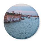 Romantic Sunset in Venice -  Italy Photograph Fridge Magnet