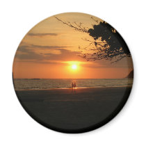 romantic sunset magnets