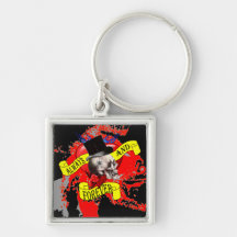 Romantic Tattoo design Keychain