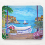 Romantic Vacation Painting Mousepad