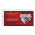 Romantic Valentine's Day - Save the Date Photocard by SquirrelHugger Romantic Valentine's Day - Save the Date Photocard