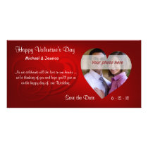 Romantic Valentine's Day - Save the Date Photocard Photo Cards