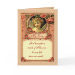 ROMANTIC VICTORIAN ROSES by SHARON SHARPE Greeting Cards