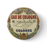 Romantic Vintage Parisian Perfume Label. Pins