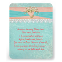 Romantic Vow Renewal Ribbon Personalized Invite