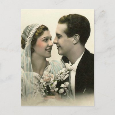 Romantic Wedding Post Cards