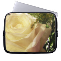 Romantic White rose laptop sleeve laptop sleeves