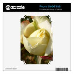 Romantic White Rosebud CricketDiane Roses Decal For The iPhone 3GS