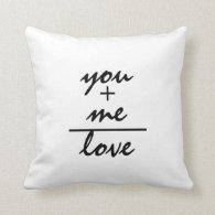 Romantic You  Me Pillows
