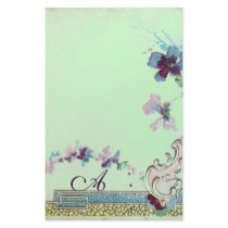 ROMANTİCA 2 MONOGRAM , antique green Stationery Paper
