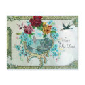ROMANTICA 3 SAVE THE DATE Invitation postcard by bulgan_lumini ROMANTICA 3 SAVE THE DATE Invitation postcard