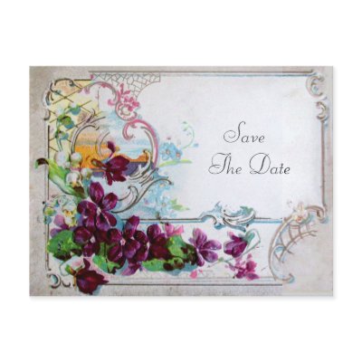 Romantica 4 Save The Date Postcard