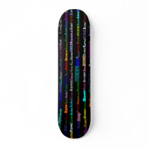 Rome Black Skateboard by SjStevenson Rome Black Skateboard