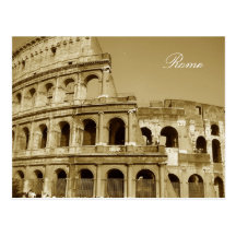 Rome Coliseum Close Up Post Card