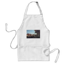 Rome Colosseum And Farnese Gardens,  By Corot Jean Apron