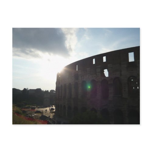 Rome Colosseum postcard