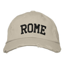 Rome Embroidered Hat embroidered hats by cityshirts Rome Embroidered Hat embroidered hats