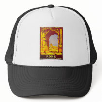 Rome Express Railway Vintage Italy Travel Hats