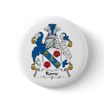 Rome Family Crest buttons by coatsofarms Rome Family Crest buttons