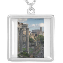 Rome - Forum Colosseum View Custom Necklace