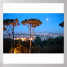 Rome, Italy at Night; Spring 2009 Print